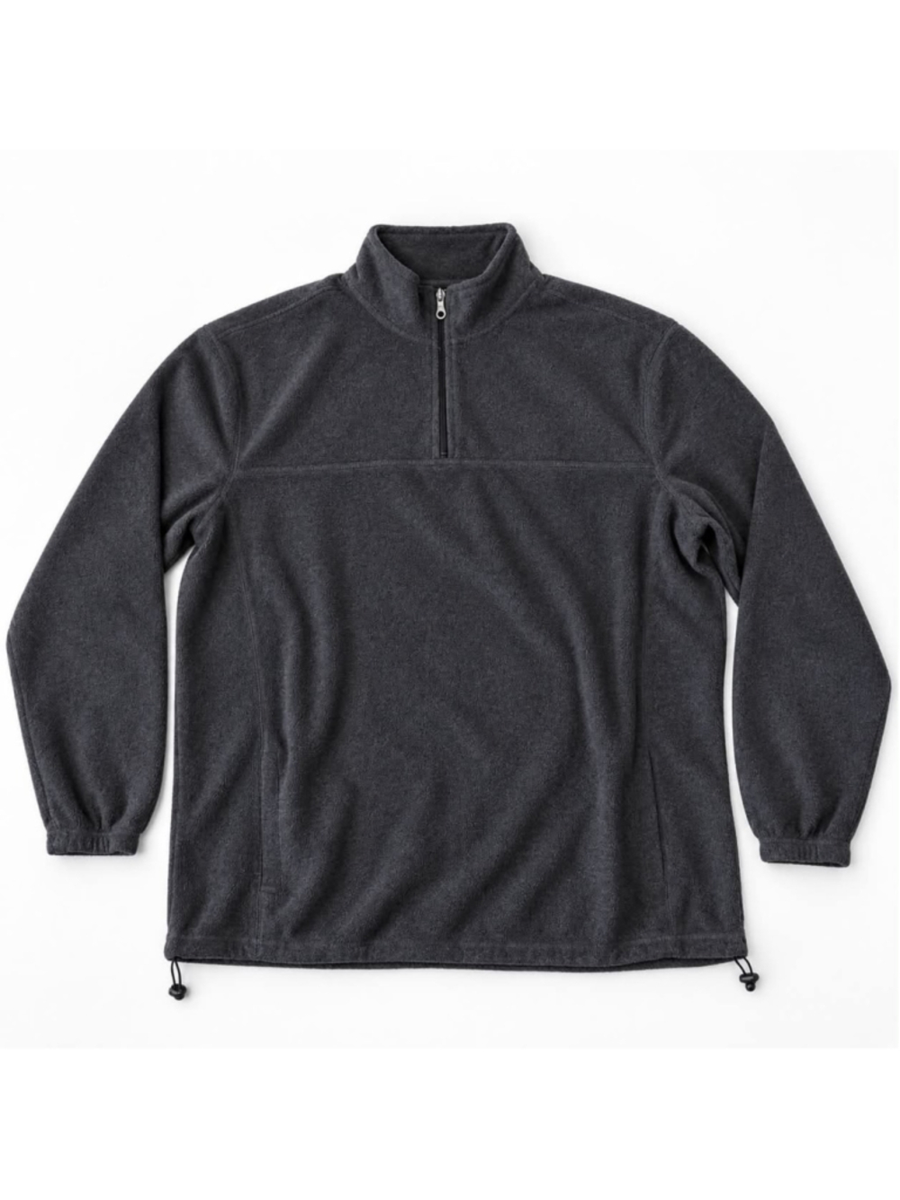 Croft & Barrow Men's Fleece Quarter Zip Sweatshirt Grey Size 2XLT